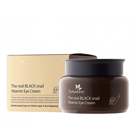 Крем для кожи вокруг глаз Sinabro The Real Black Snail Vitamin Eye Cream 100 мл Крем для кожи вокруг глаз Sinabro The Real Black Snail Vitamin Eye Cream 100 мл