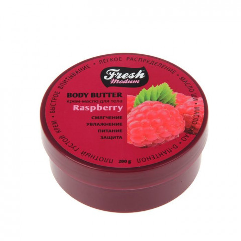 Крем-масло Modum Body Butter для тела Raspberry 200 мл Крем-масло Modum Body Butter для тела Raspberry 200 мл