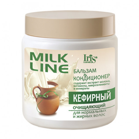 Бальзам-кондиционер IRIS Milk Line кефирный 500 мл