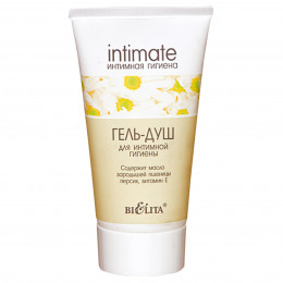 Гель-душ для интимной гигиены Белита Intimate содержит масло зародышей пшеницы, персик, витамин F 150 мл Гель-душ для интимной гигиены Белита Intimate содержит масло зародышей пшеницы, персик, витамин F 150 мл